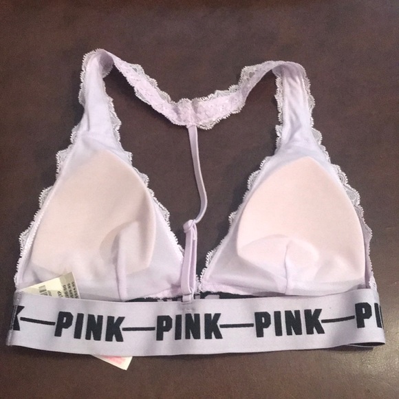 PINK Lightly Lined Bralette || New. Never Worn - Picture 2 of 4